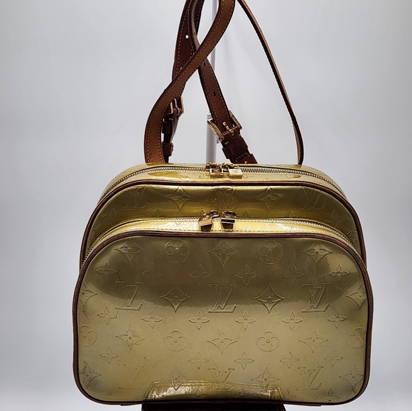 Louis Vuitton Vintage Gold Monogram Vernis Mini Backpack, Lock & Key + Dust Bag - Picture 5 of 17